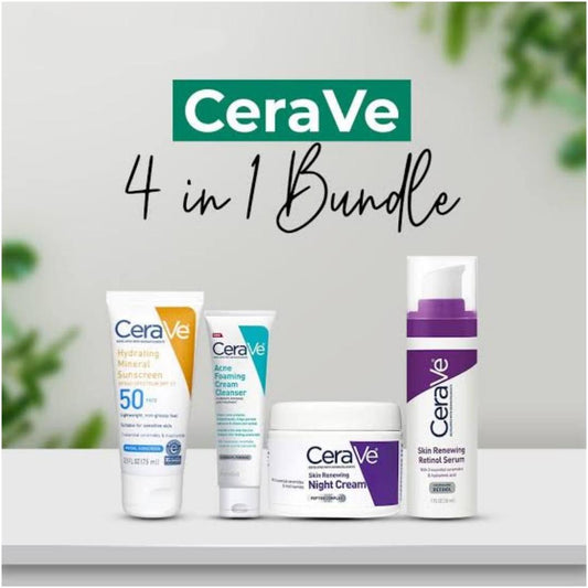 CeraVe 4-in-1 Glow Bundle – Your Complete Skincare Solution!
