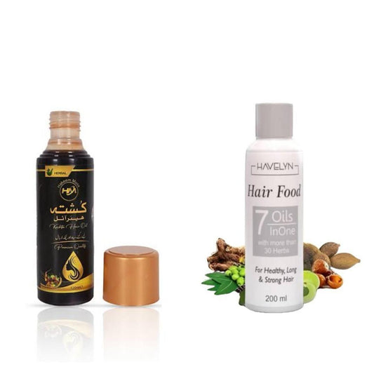 Kushta Hair Oil Booster & Havelyn 7 Oils in One Hair Food