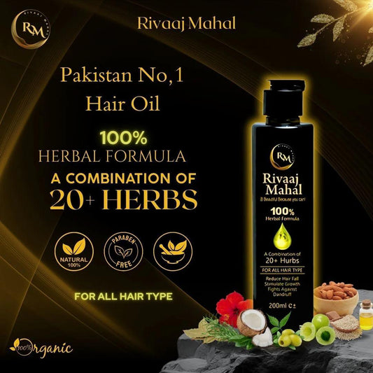 Rivaaj Mahal 100% Herbal Hair Oil