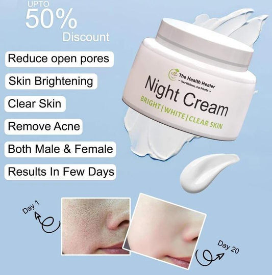 Glow While You Sleep – Night Cream That Works Fast!