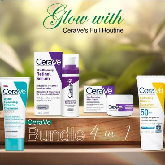 CeraVe 4-in-1 Glow Bundle – Your Complete Skincare Solution!